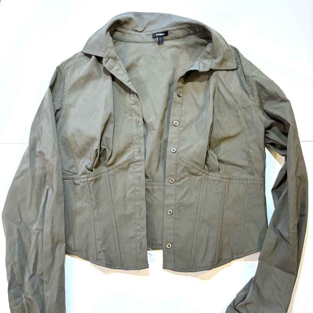 EXPRESS CUTE BUTTON JACKET